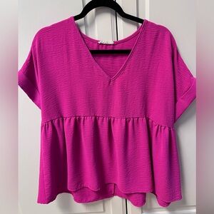 Women’s Entro Boutique Top Pink-Small